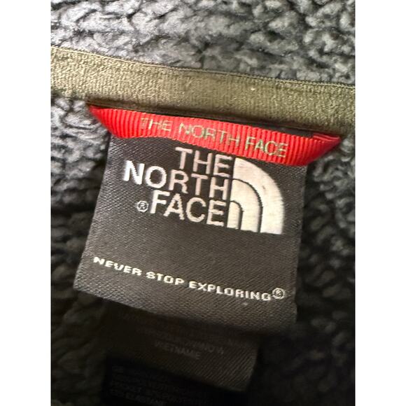 The North Face Chimborazo Sherpa Lined Fleece Jacket Brown‎ Tan Gray Mens Large - Picture 6 of 10